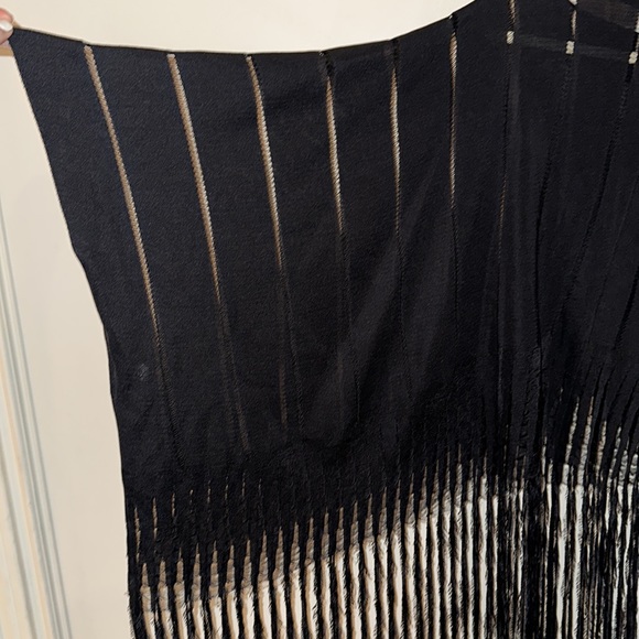 NWT Rare Tom Ford for Yves Saint Laurent YSL S/S 2002 Silk Poncho Cape one size - Picture 10 of 13